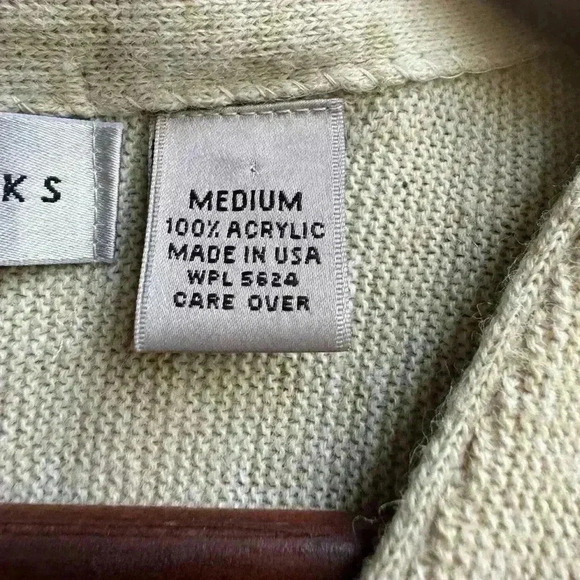 Cypress Links cream cardigan woman’s M - Picture 3 of 8